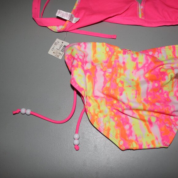 Multi Color 2 Pcs justice Bikini Swimsuit Size 18 New - Picture 7 of 7